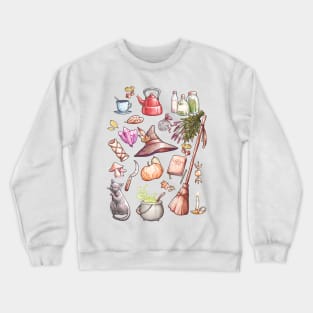 FOLK WITCH ELEMENTS Crewneck Sweatshirt